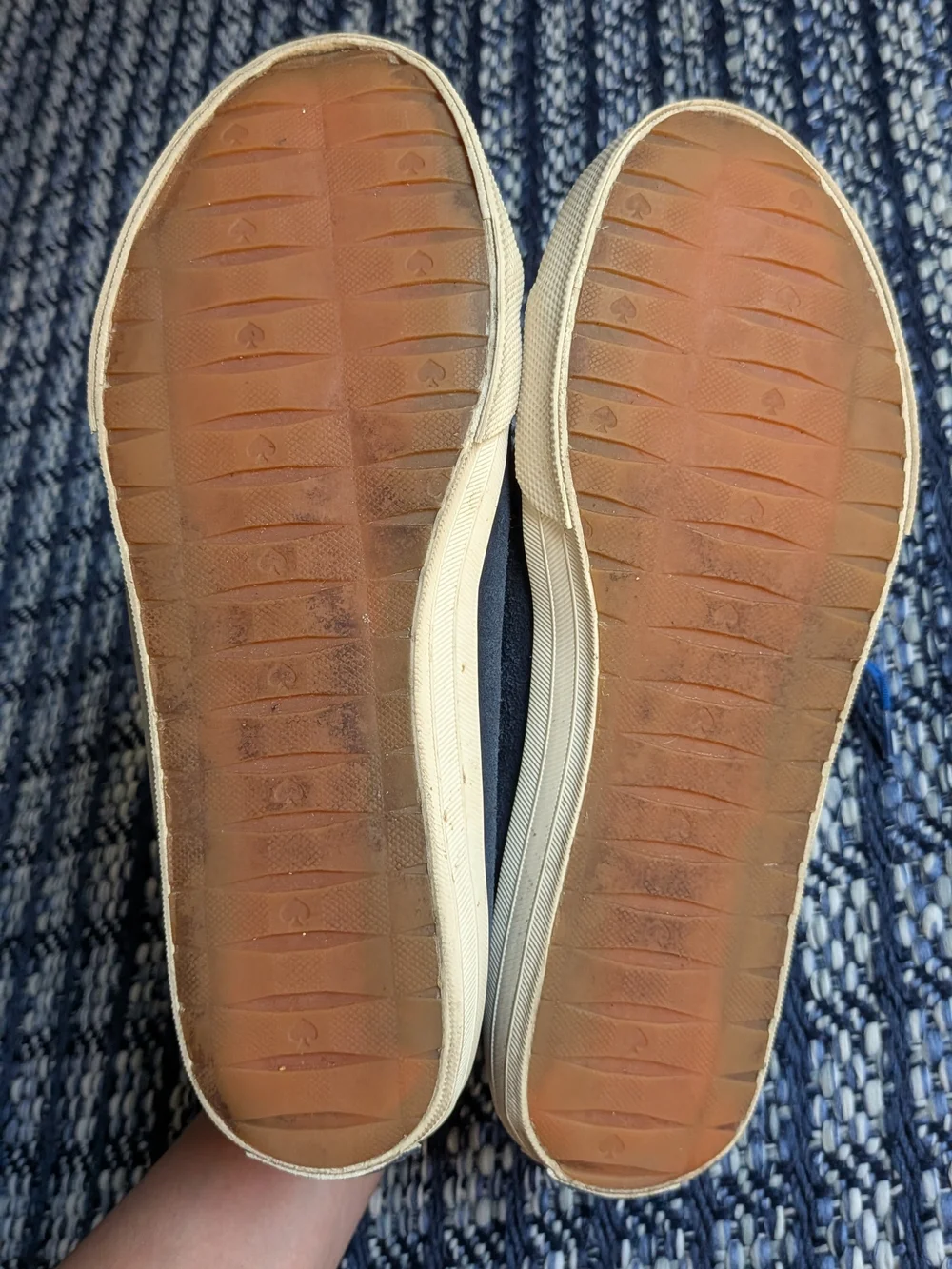 Kate Spade Lorna Navy Suede Women's High Tops Sneakers, Size 7